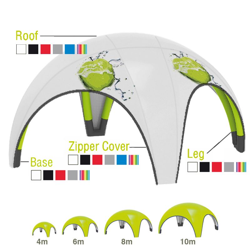 INFLAT X-Tent SPIDER Farbauswahl